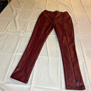 Leather skinny pant